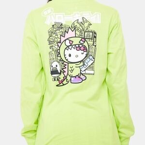 Kaiju Attack Hello Kitty x Tokidoki Top